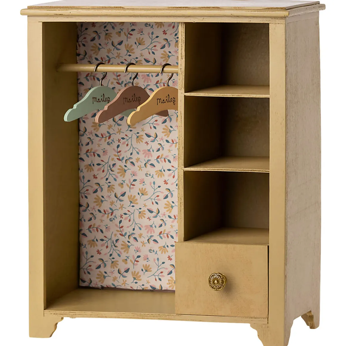 Large Wardrobe in Yellow by Maileg