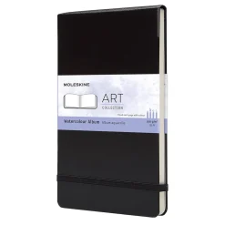 Large Watercolour Album (21cm) in Black by Moleskine