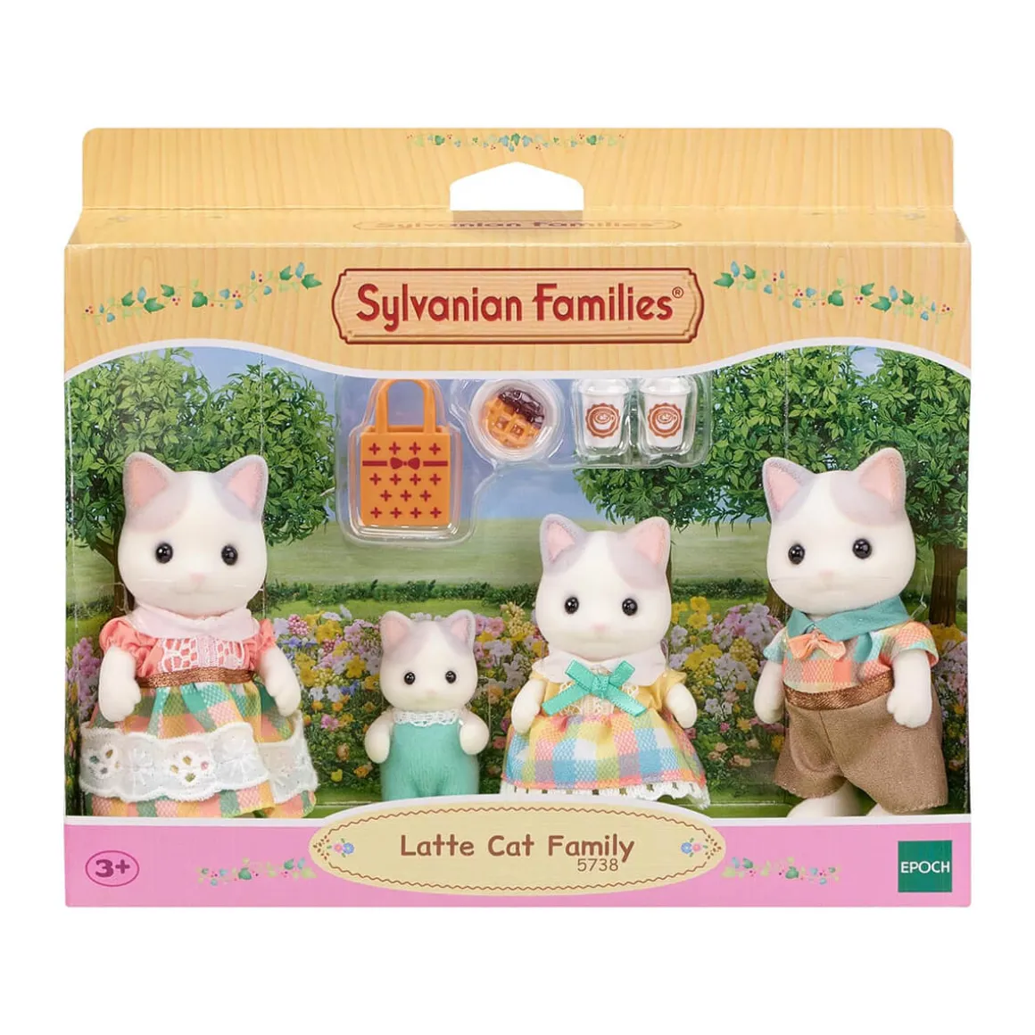 Latte Cat Family by Sylvanian Families