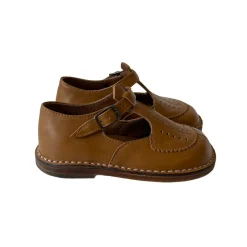 Laura Perforated Sandals in Heritage Tan by PèPè