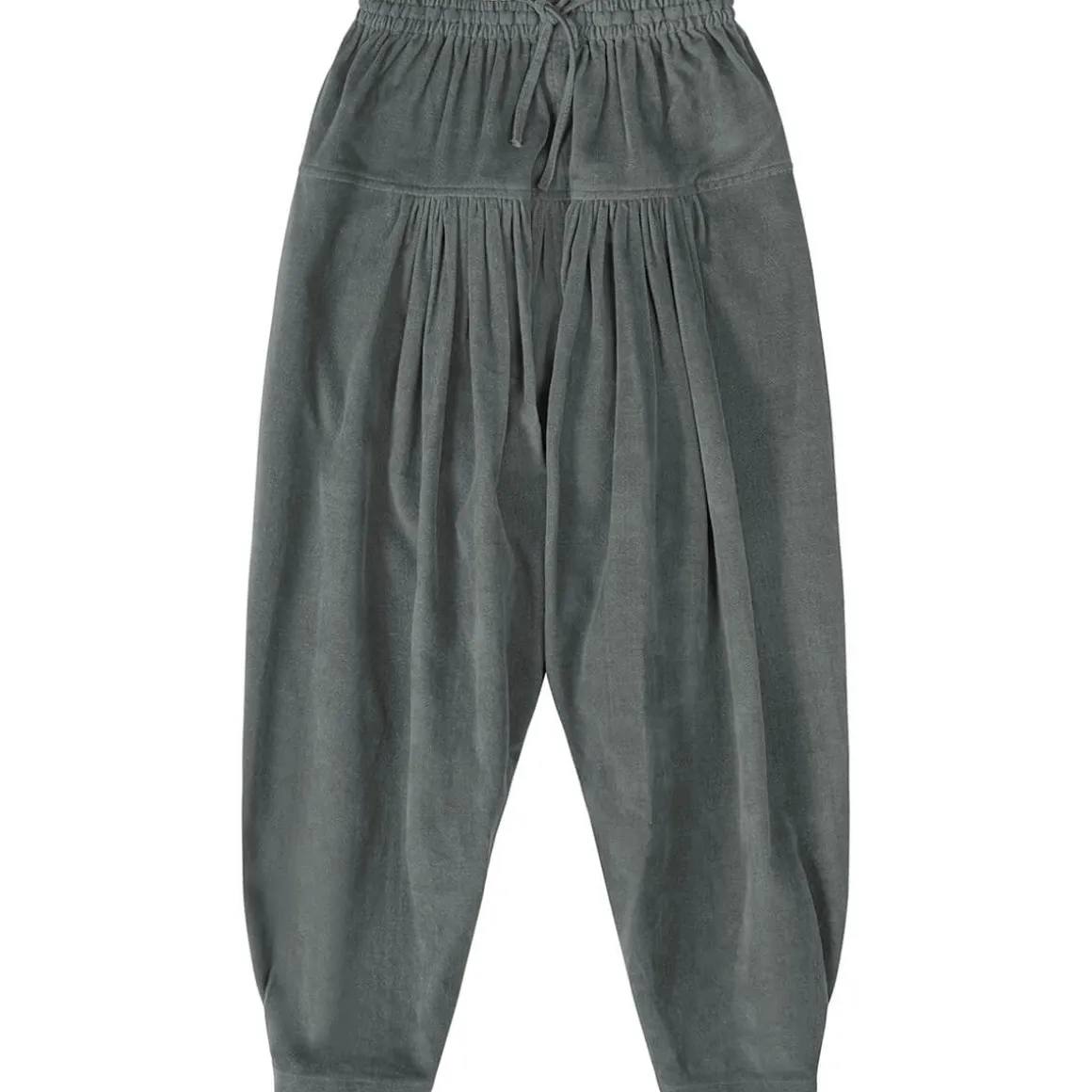 Layla Trousers in Blue Velvet by Little Cotton Clothes