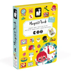 Learn To Tell The Time Magneti Book by Janod