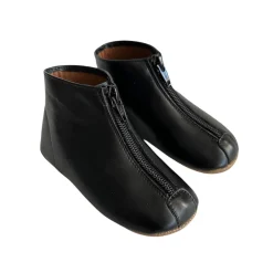Leather Booties in Black by PèPè