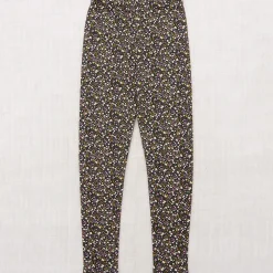Legging in Carbon / Periwinkle Mini Floral by Misha & Puff