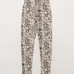 Legging in Seal Gray Medallion by Misha & Puff