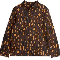 Leopard AOP Brushed Long Sleeve Tee by Mini Rodini