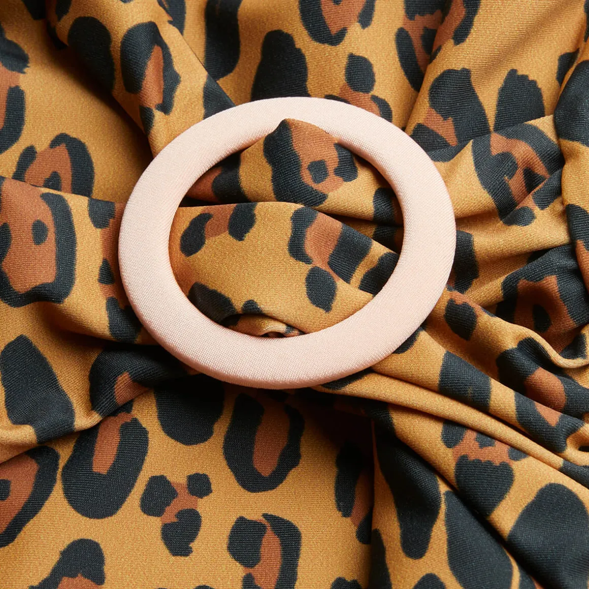 Leopard AOP Overlap Swimsuit by Mini Rodini - Last One In Stock - 92/98 (2-3 Years)