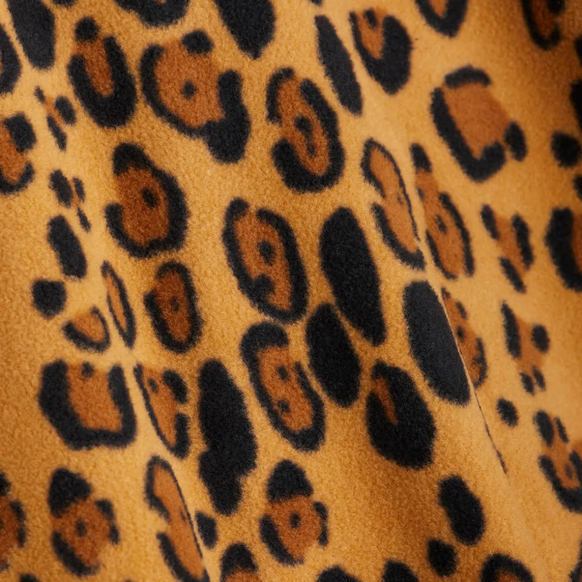Leopard Fleece Jacket by Mini Rodini