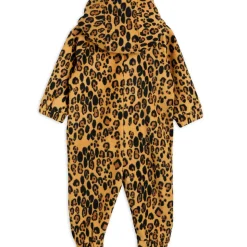 Leopard Fleece Onesie by Mini Rodini