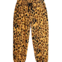 Leopard Fleece Trousers by Mini Rodini