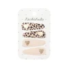 Leopard Heart Hair Clips by Rockahula