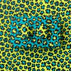 Leopard Luxury Tissue Paper (Pack of 10 Sheets) in Jade / Apple by Petra Boase