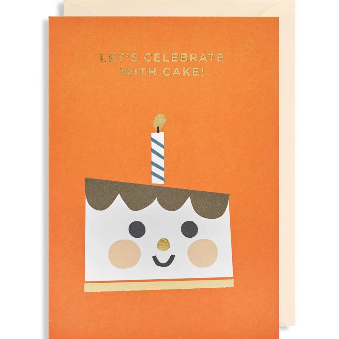Let's Celebrate With Cake Greetings Card by Ekaterina Trukan for Lagom Design