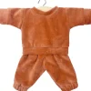 Liam Sweatshirt Outfit (34cm Doll) in Marsala by Minikane