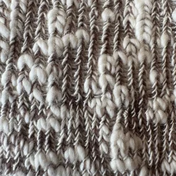 Lightweight Slub Crew Adult Socks in Beige by Anonymous Ism