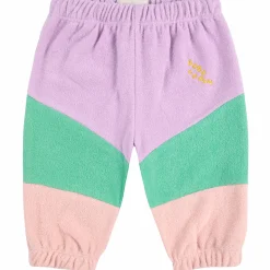 Lila Colour Block Baby Sweatpants by Bobo Choses