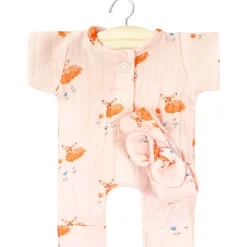 Lili Romper and Headband Set (28cm Doll) in Sweet Deer Print by Minikane