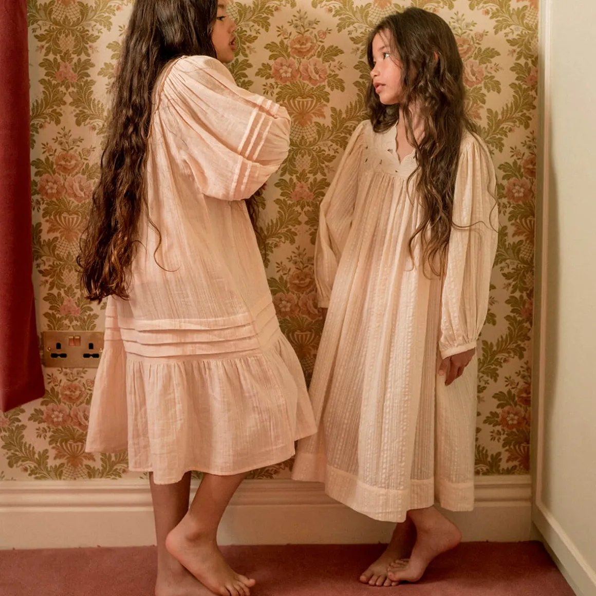 Lily Of The Valley Dress in Buttermilk by Faune