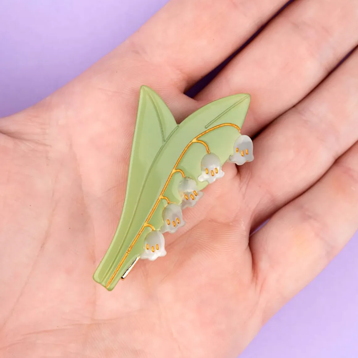 Lily Of The Valley Hair Clip by Coucou Suzette