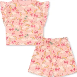 Lin Frill Set in Rainbow Bow by Konges Slojd