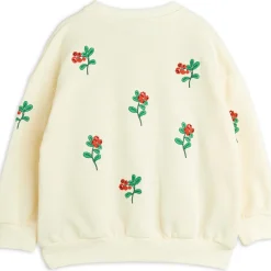 Lingonberries AOP Sweatshirt in Off White by Mini Rodini