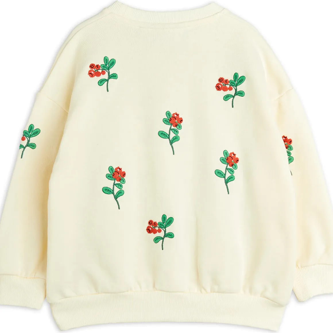 Lingonberries AOP Sweatshirt in Off White by Mini Rodini