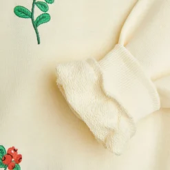 Lingonberries AOP Sweatshirt in Off White by Mini Rodini