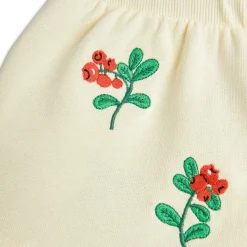Lingonberries AOP Sweatshorts in Off White by Mini Rodini