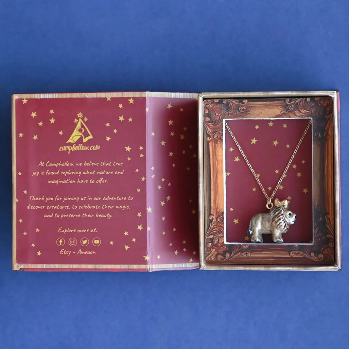 Lion King Ceramic Pendant by Camp Hollow