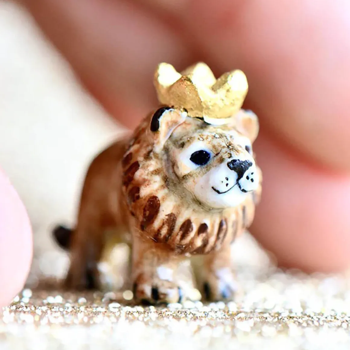 Lion King Ceramic Pendant by Camp Hollow