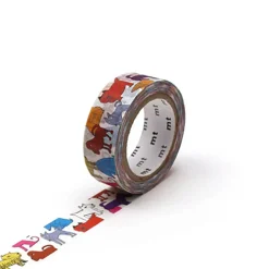 Lisa Larson Colourful Dog 15mm Artist Series Washi Tape by MT Japan