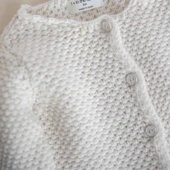 Lis Cardigan in Ecru by 1+ in the Family