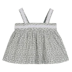 Lissy Sun Top in Porcelain Floral by Little Cotton Clothes - Last Ones In Stock - 4-8 Years