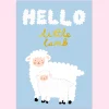 Little Lamb Baby Greetings Card by Eleanor Bowmer
