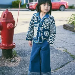 Little Paths Kickstand Pant in Celestial by Misha & Puff