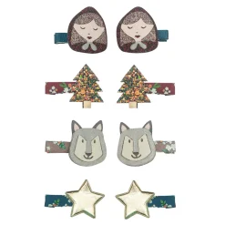 Little Red Riding Hood Mini Hair Clips by Mimi & Lula