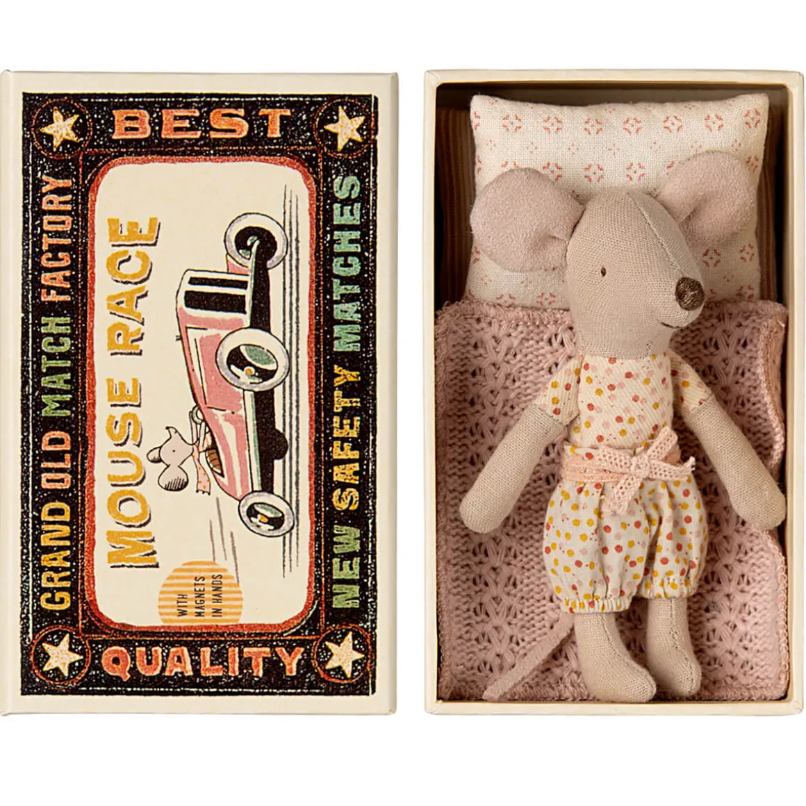 Little Sister Mouse in a Matchbox by Maileg