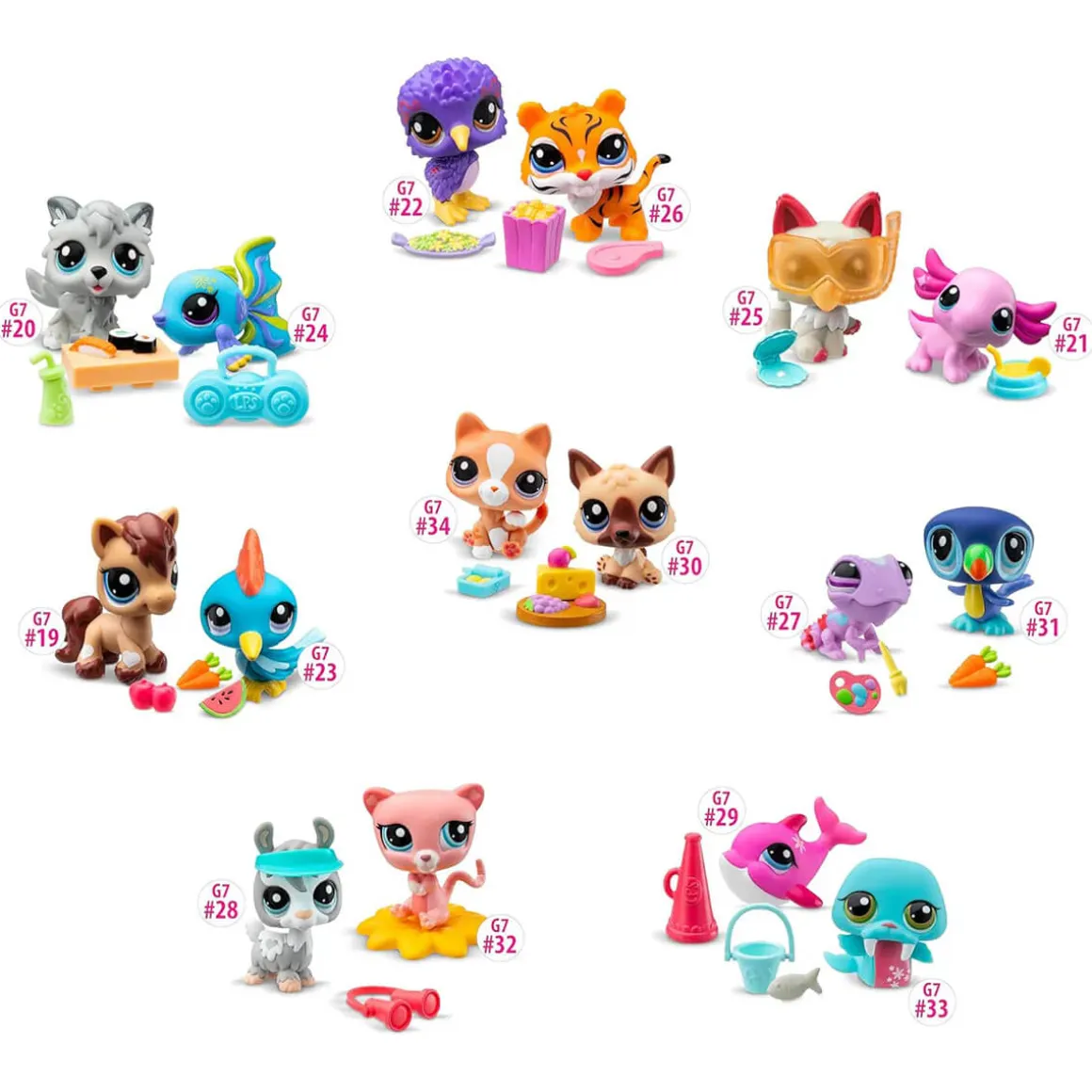 Littlest Pet Shop Pet Pairs 2 Pack by Basic Fun