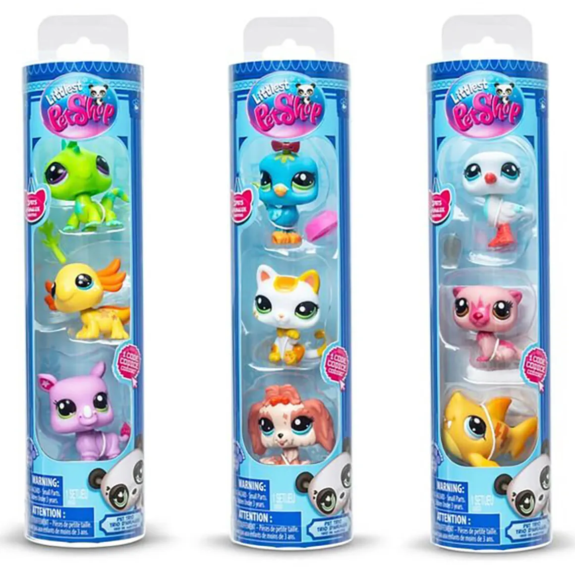 Littlest Pet Shop Pet Trio Collectors Tube by Basic Fun