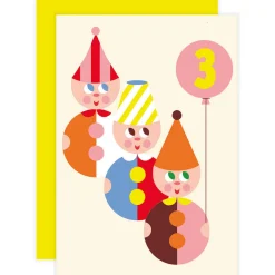 Little Three Greetings Card by The Design Dealership