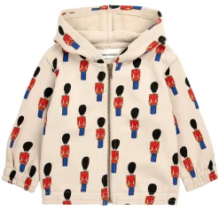 Little Tin Soldier AOP Zipped Baby Sweatshirt by Bobo Choses - Last Ones In Stock - 6-12 Months