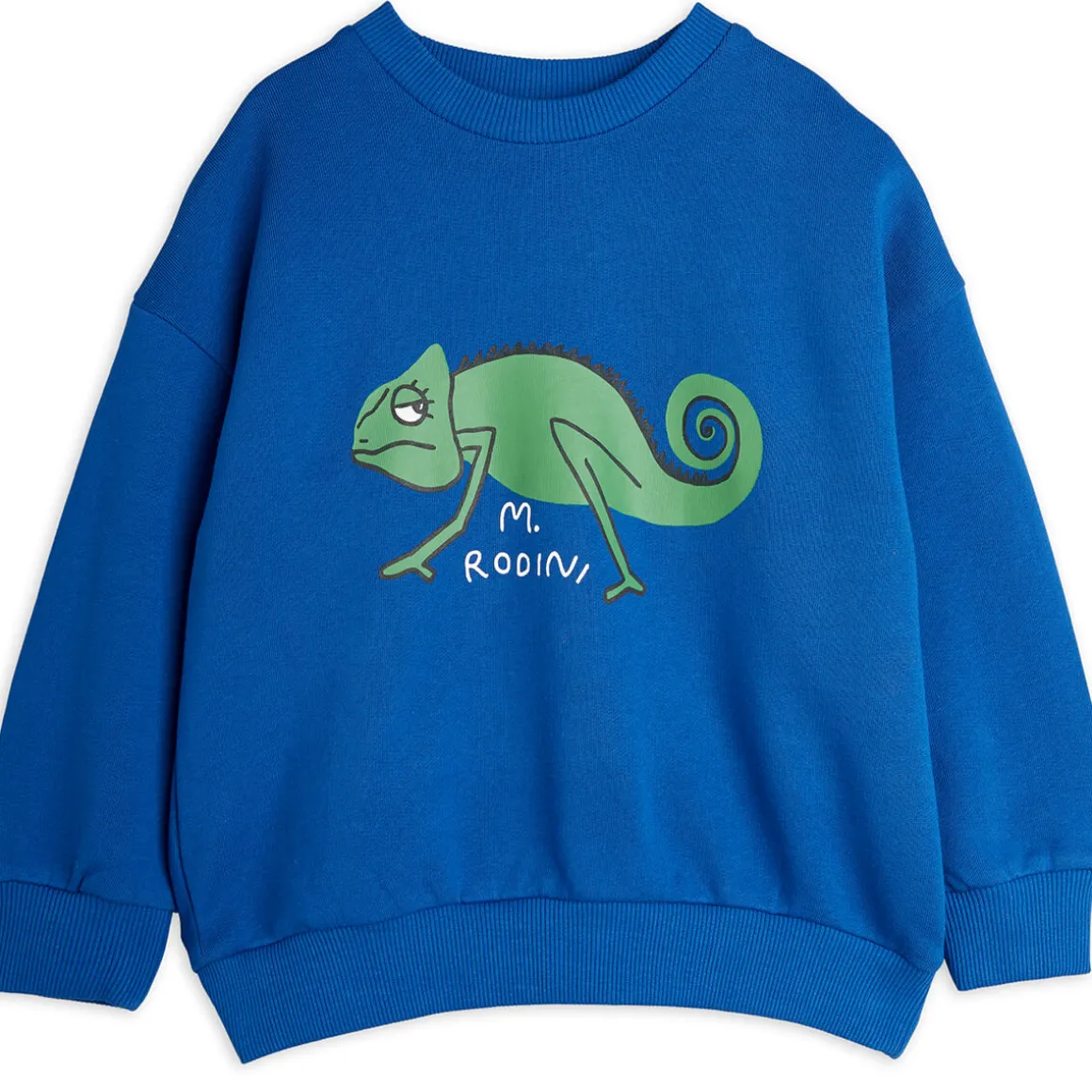 Lizard Sweatshirt in Blue by Mini Rodini