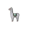 Llama Enamel Pin Badge by The Pop Out Card Company
