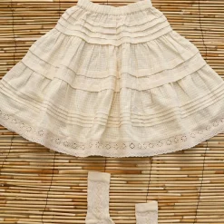 Long Skirt in Natural by Bonjour