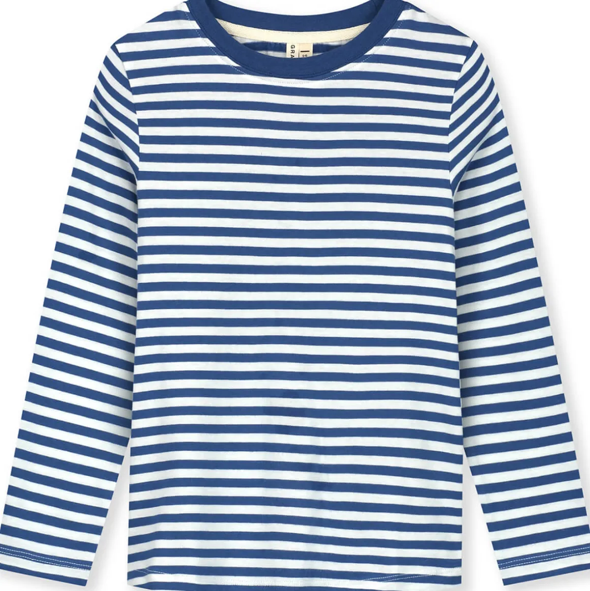 Long Sleeve Tee in Blue Moon / Off White by Gray Label