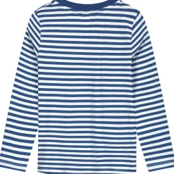 Long Sleeve Tee in Blue Moon / Off White by Gray Label