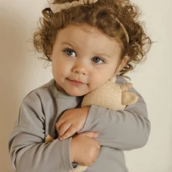 Long Sleeve Tee in Dusty Blue by Quincy Mae
