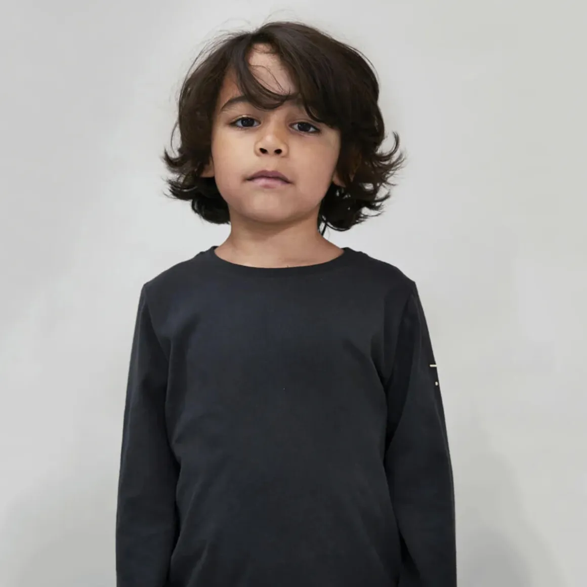 Long Sleeve Tee in Nearly Black by Gray Label