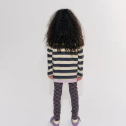 Long Sleeve T-Shirt in Moth and Phantom Stripe by Main Story