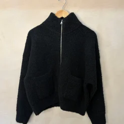 Louie Jacket in Black by Le Bon Shoppe